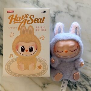 💜 Pop Mart Labubu Have a Seat Pendant - ZIZI Purple with Box and Card 💜